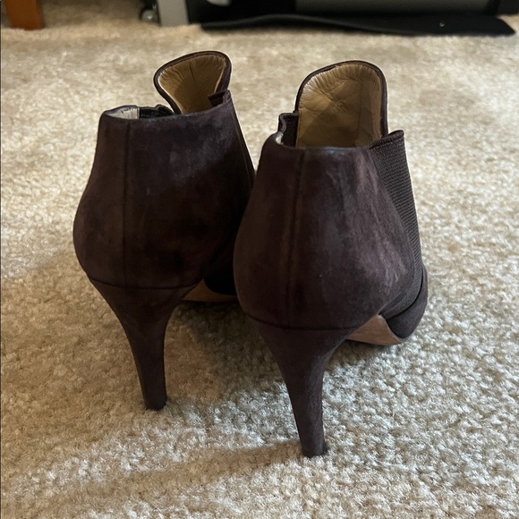 Via Spiga Dark Brown Heeled Boots - Picture 2 of 3